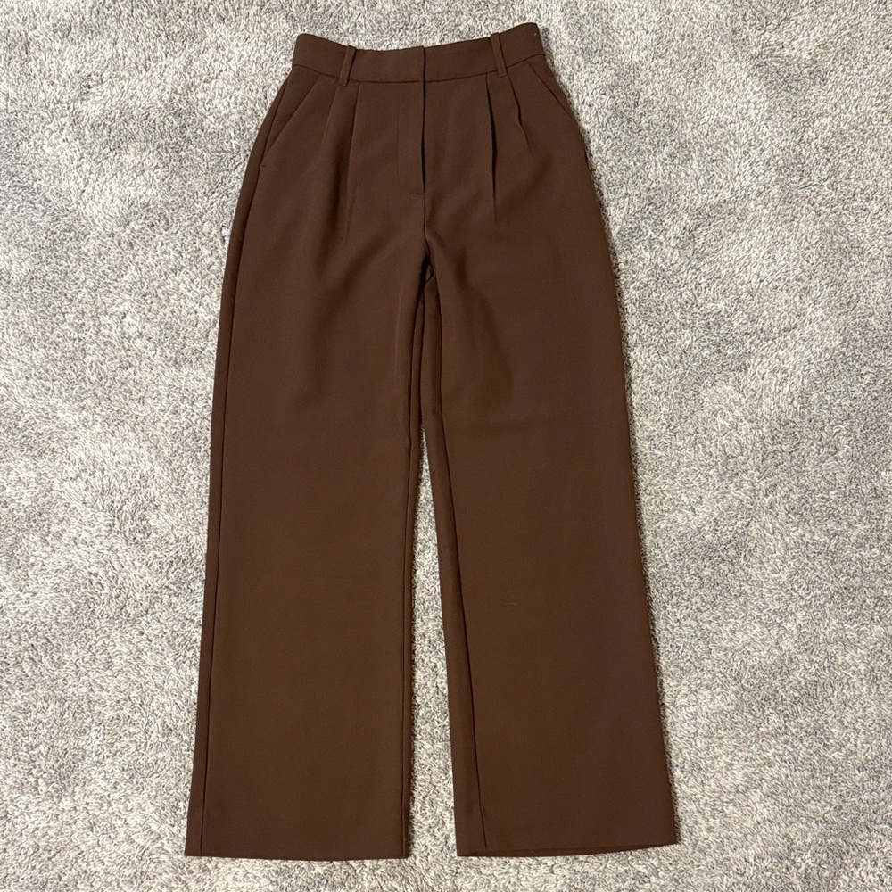 Abercrombie & Fitch Brown Sloane Tailored Pants